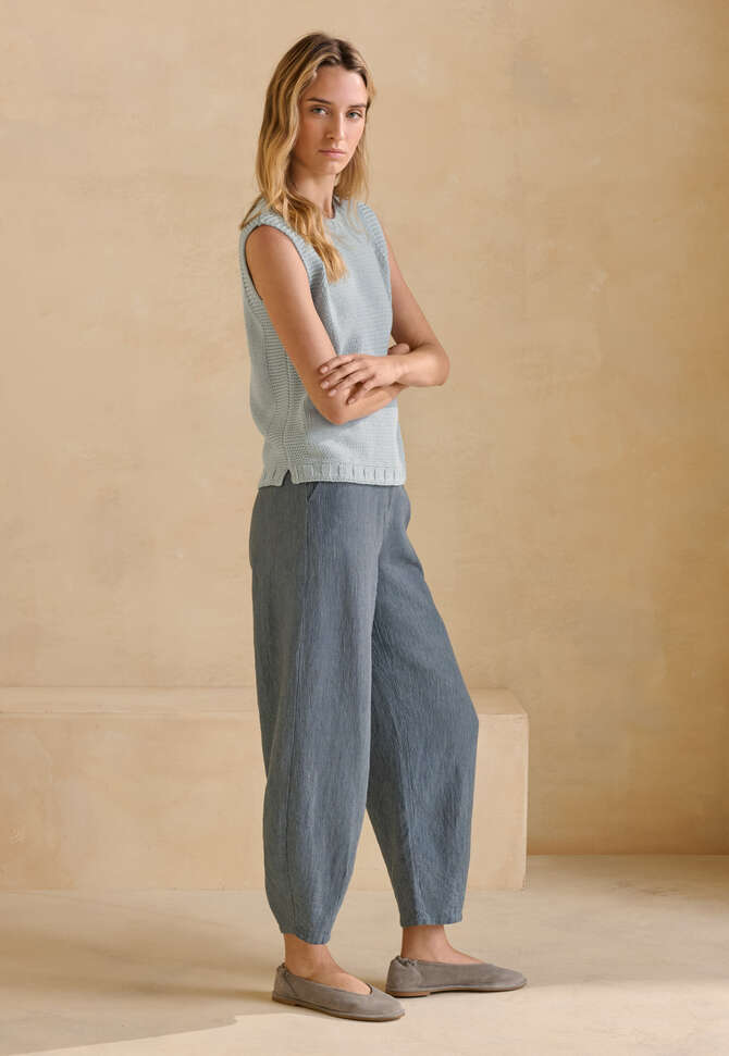 Sleeveless sweater, Cloud blue, completeTheLook