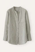 Long bib-detail shirt, Pale khaki, webstill