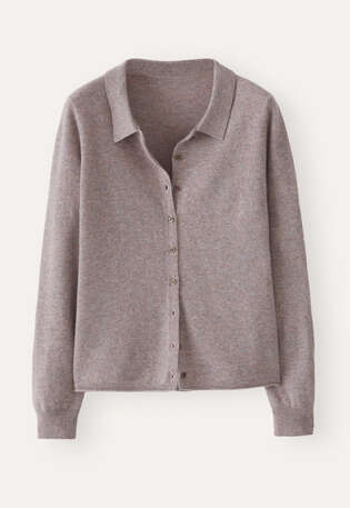 Button-through sweater, Lavender mauve, webstill