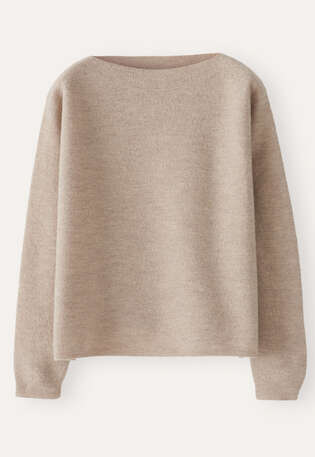 Boxy sweater, Fawn, webstill