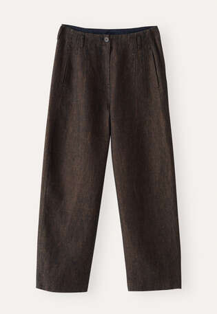 Barrel-leg trousers, Black rust, webstill