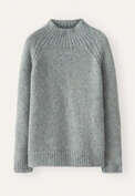 Funnel-neck sweater, Frosted blue, webstill