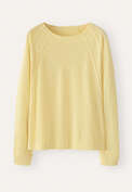 Panelled jersey top, Pale lemon, webstill
