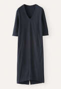 V-neck dress, Midnight, webstill