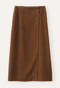 Wrap over skirt, Tobacco, webstill