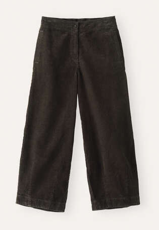 Cropped trousers, Espresso, webstill
