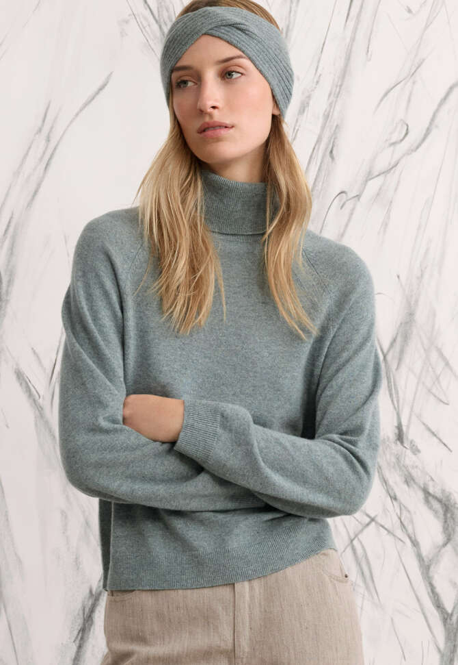 Knotted headband, Lagoon, completeTheLook