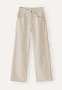 Straight-leg jeans, Parchment, webstill