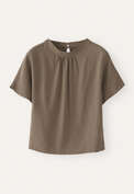 Dolman-sleeve blouse, Taupe, webstill