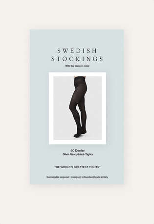 Semi-sheer tights, Nearly black, webstill