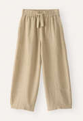 Drawstring trousers, Soft ochre, webstill