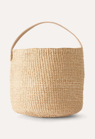 Woven bag, Natural brown, webstill
