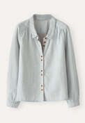 Dash-weave shirt, Soft aqua, webstill