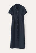Gathered-waist dress, Ink, webstill