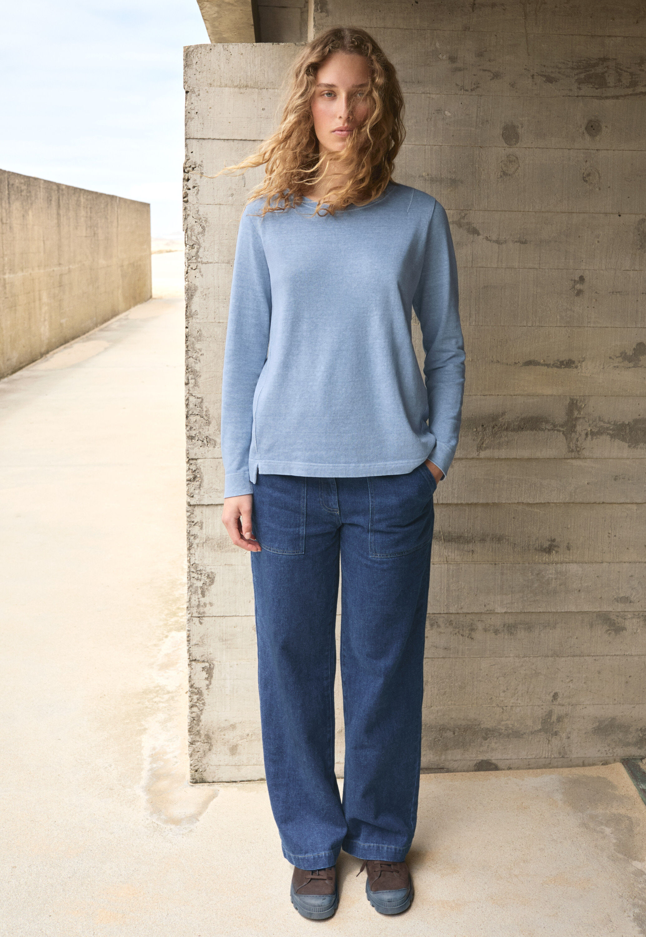 Dash-weave shirt