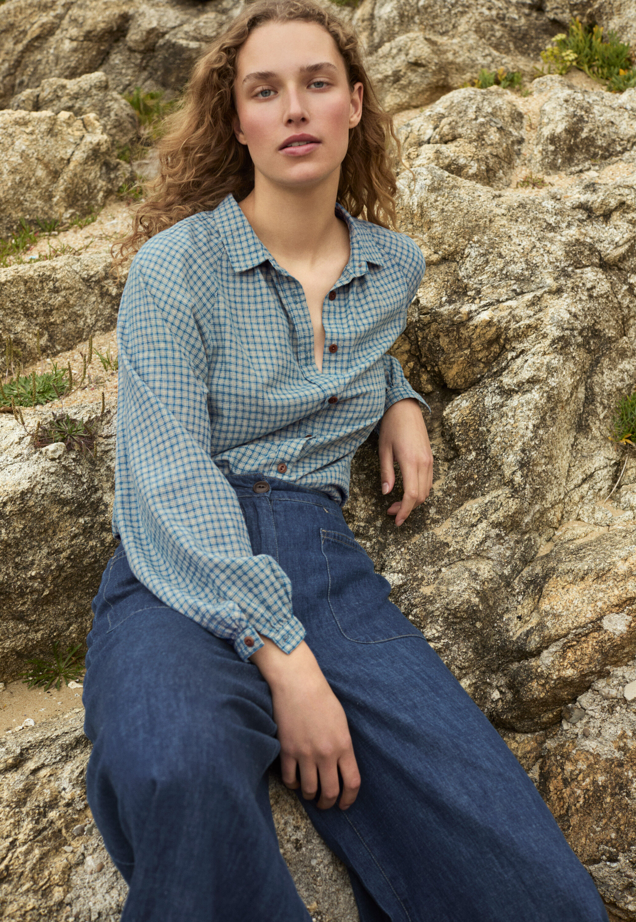 Dash-weave shirt