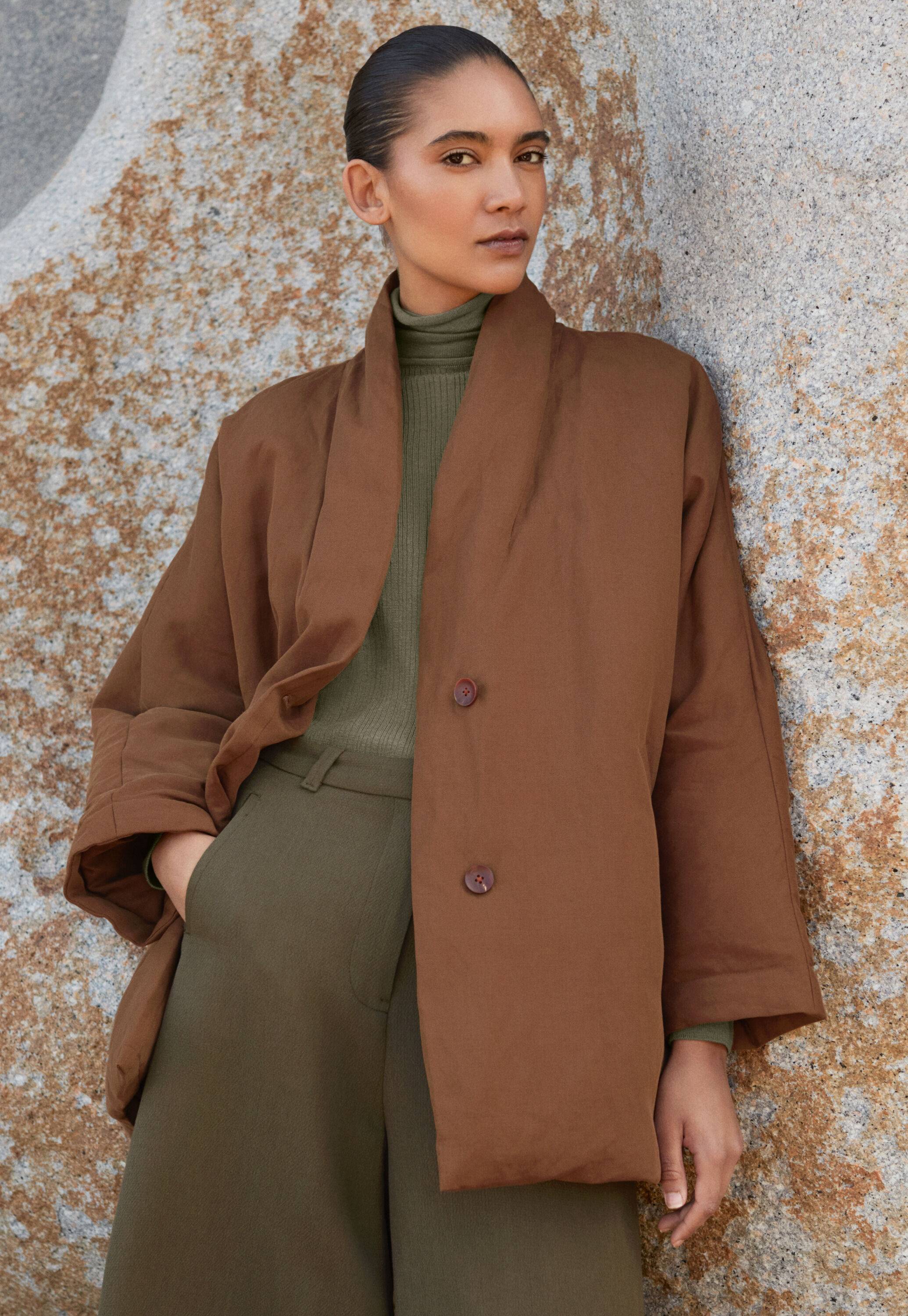 Edge-to-edge cardigan