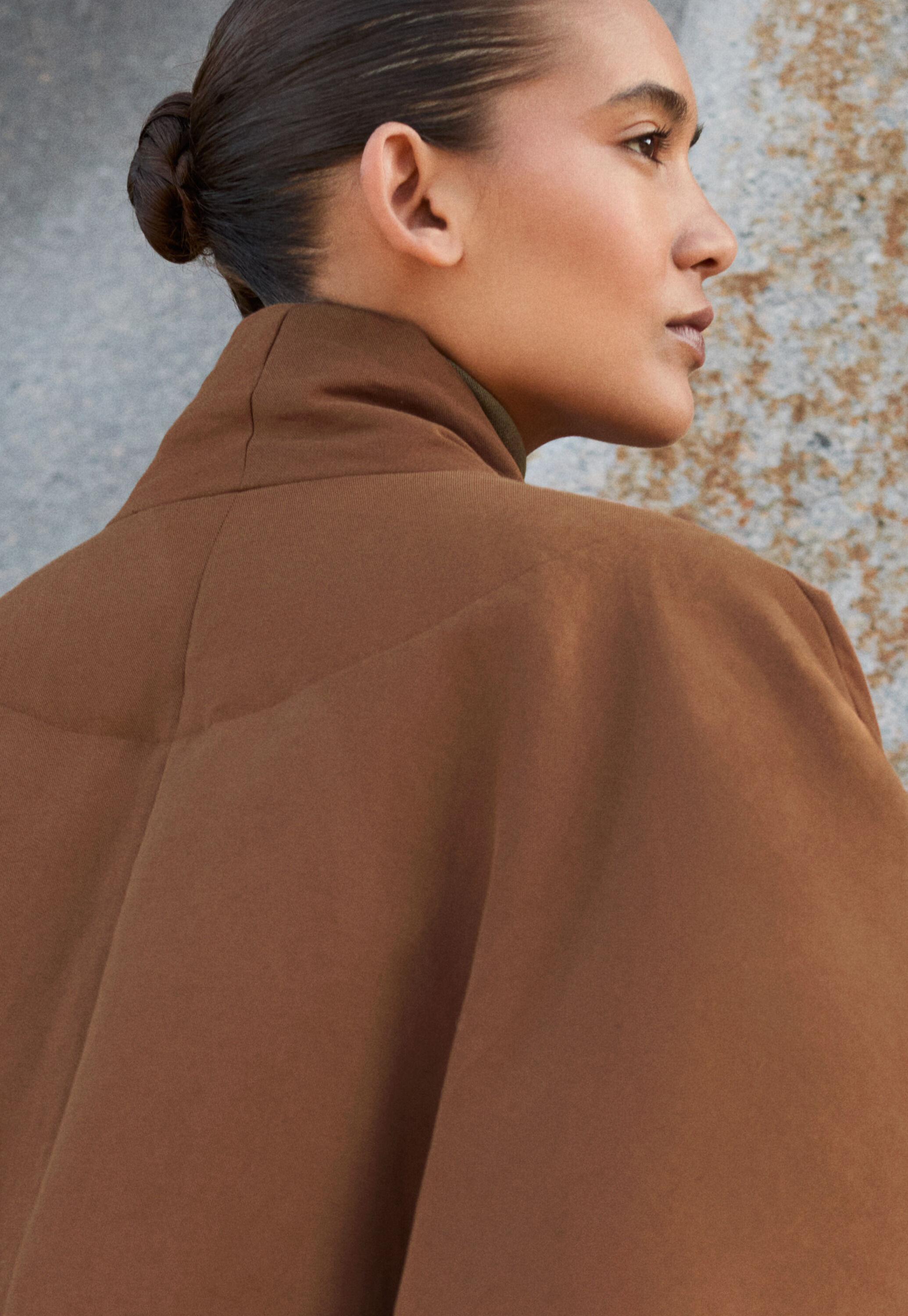 Peplum-detail dress