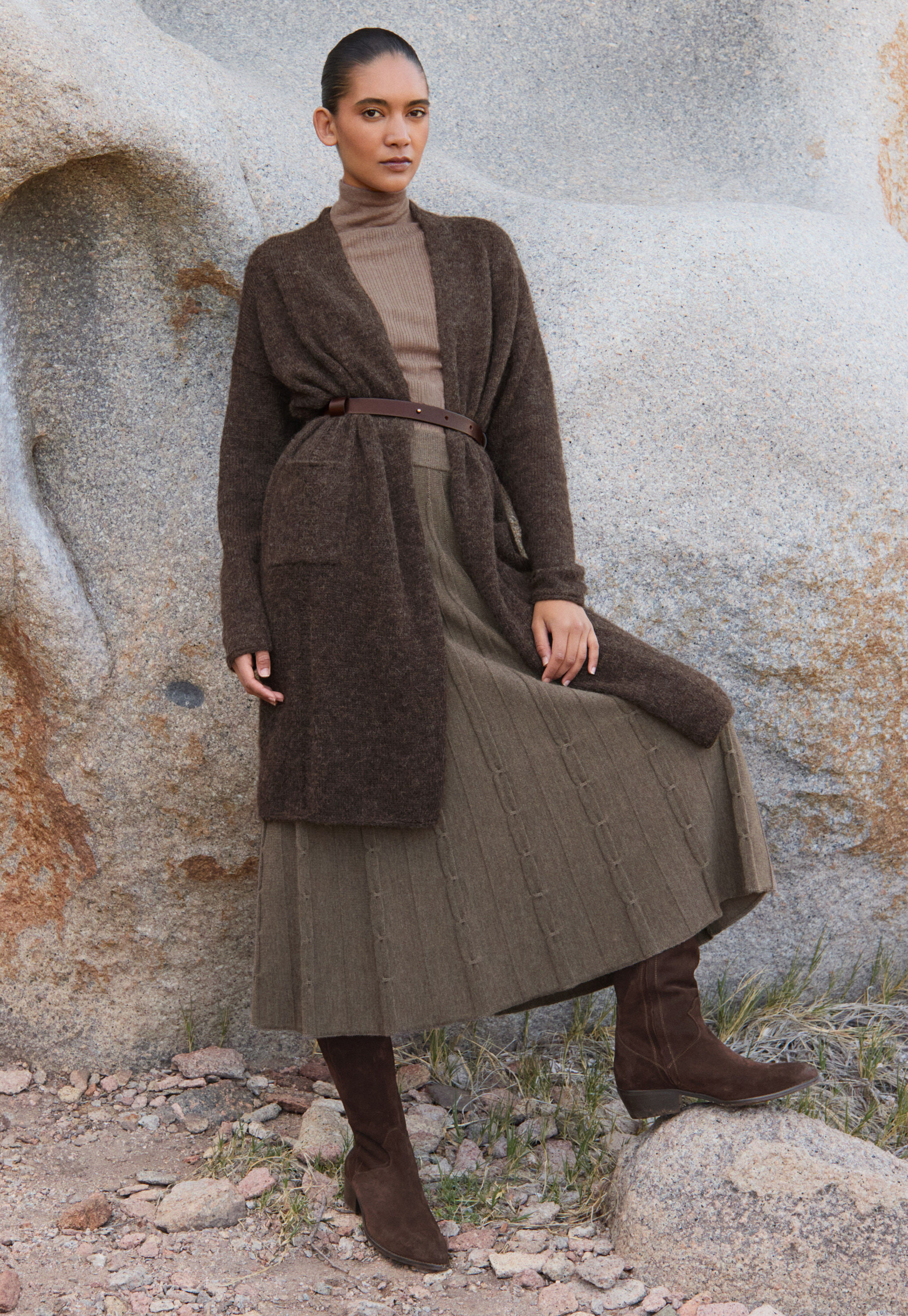 Button-through sweater