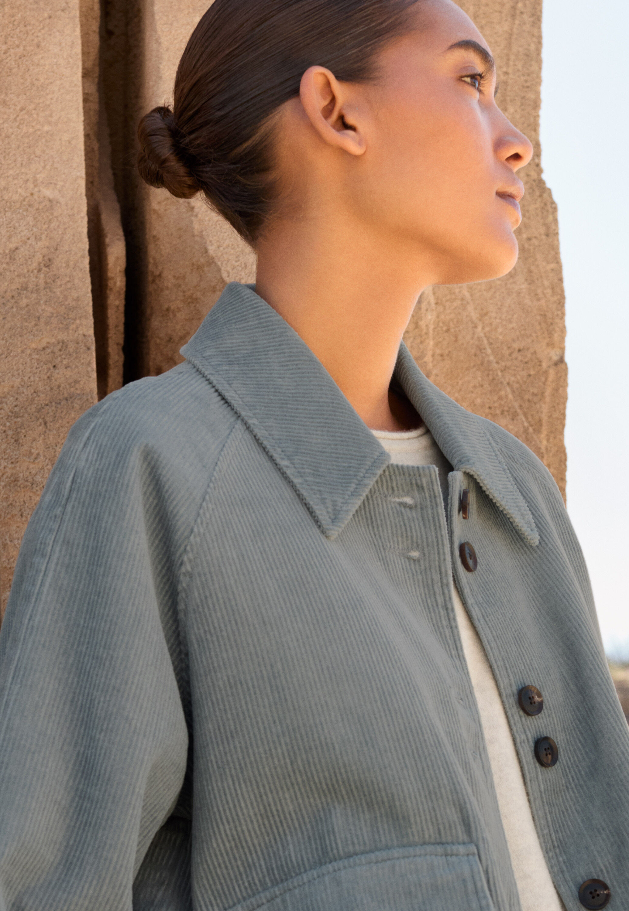 Edge-to-edge cardigan
