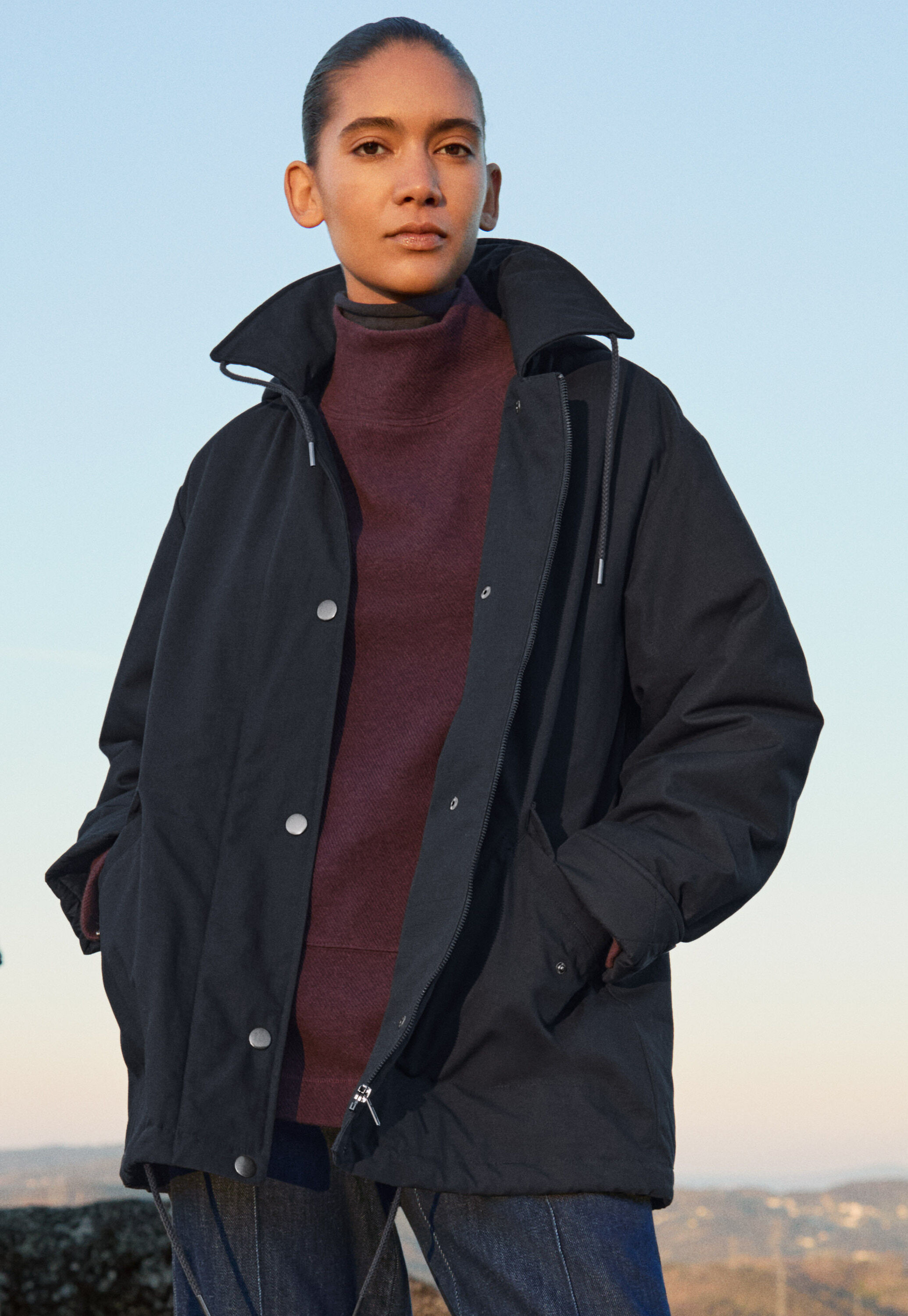 Edge-to-edge cardigan
