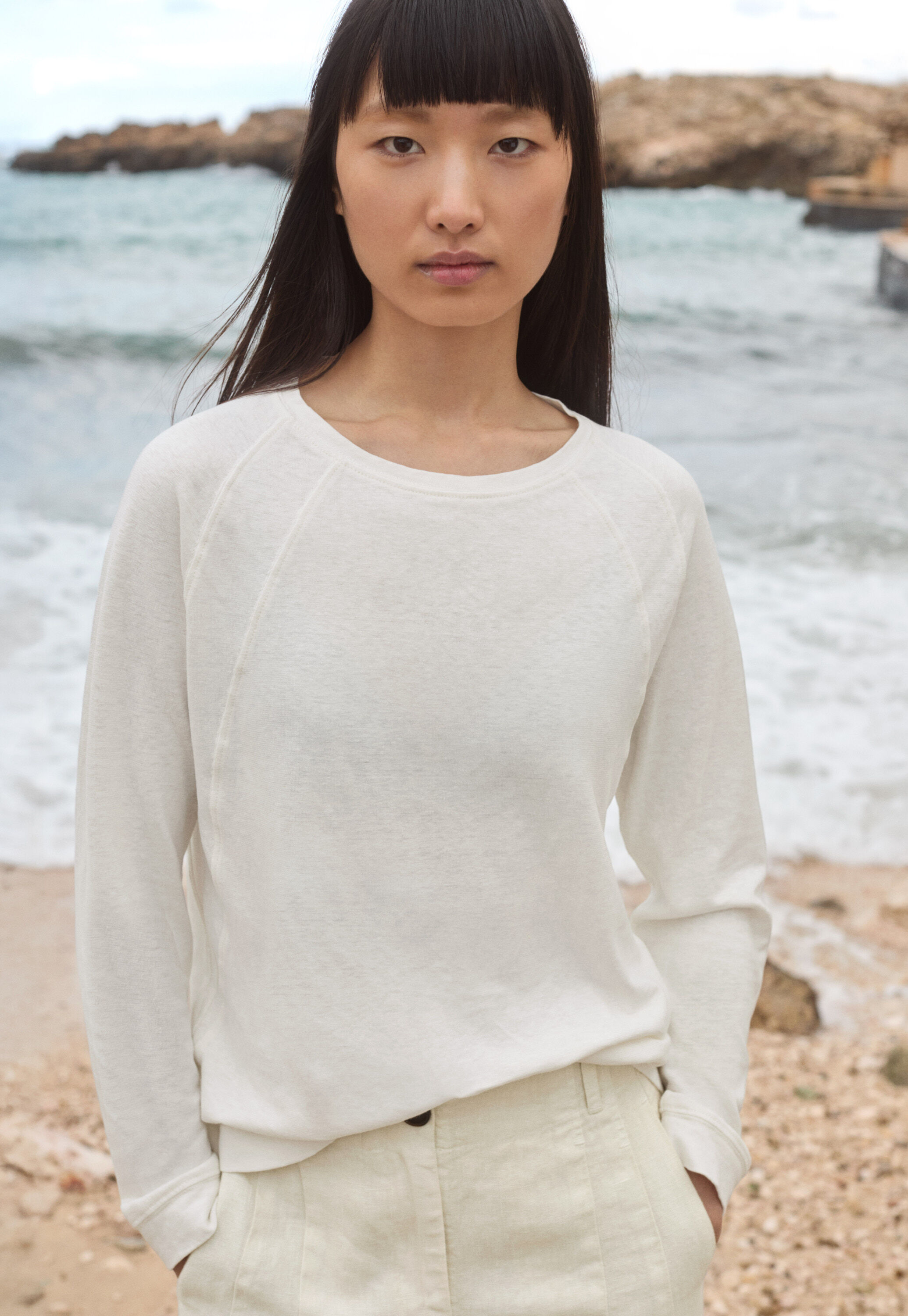 Collared cardigan