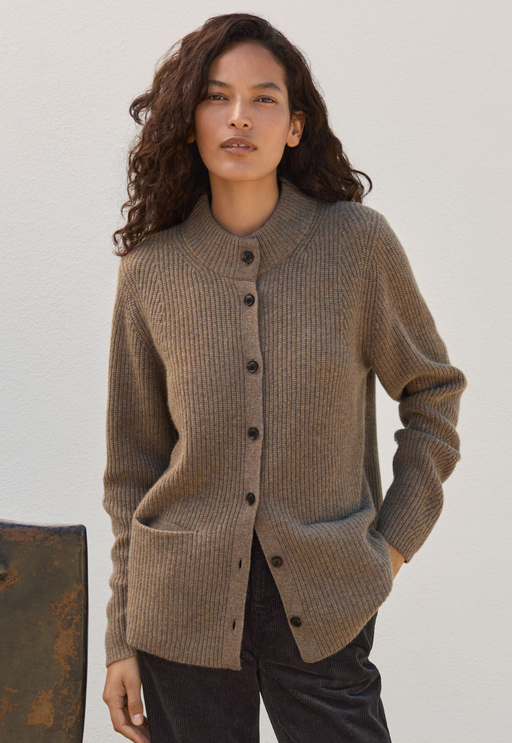 Button-through sweater