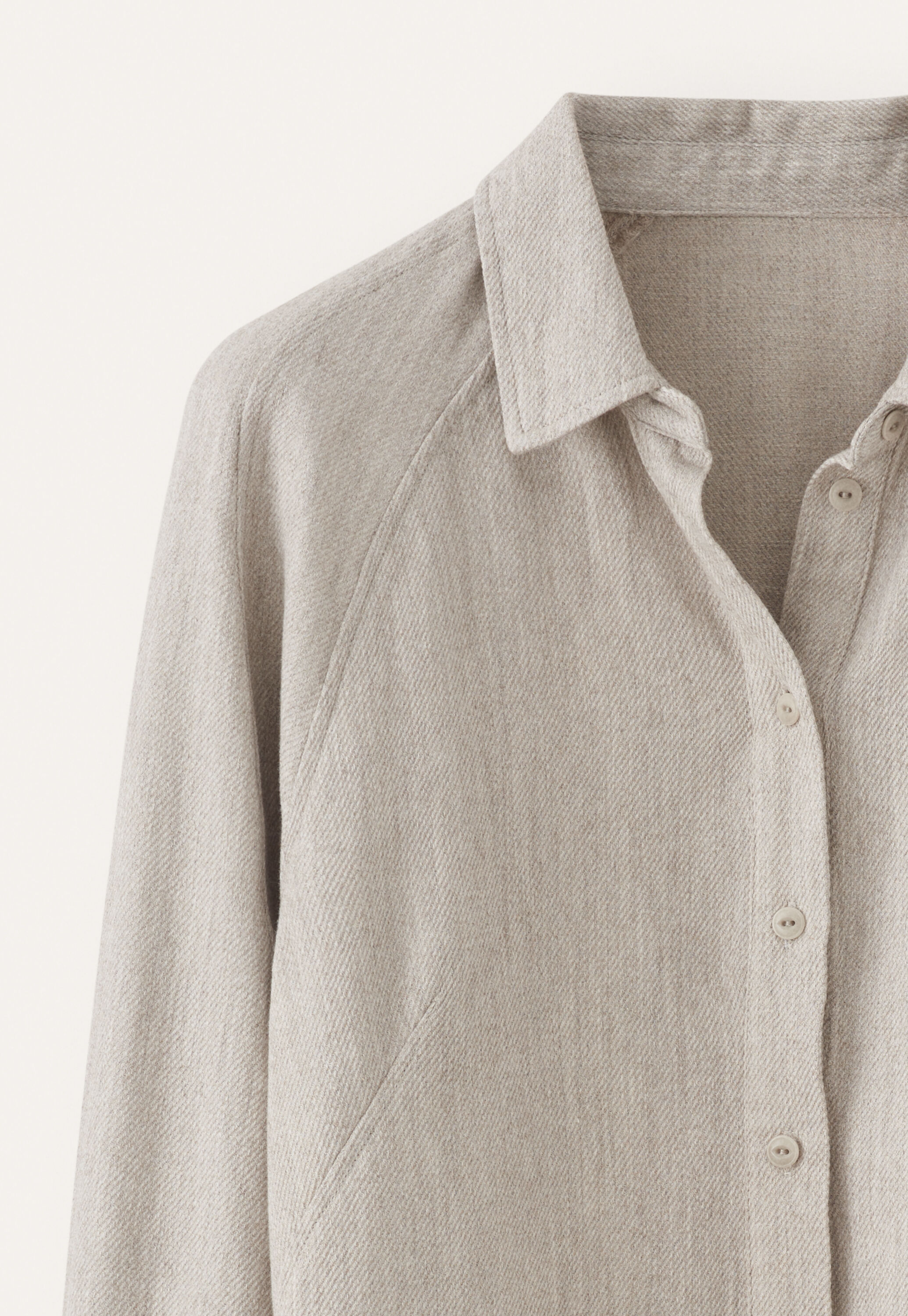 Raglan-sleeve blouse, Fawn, large
