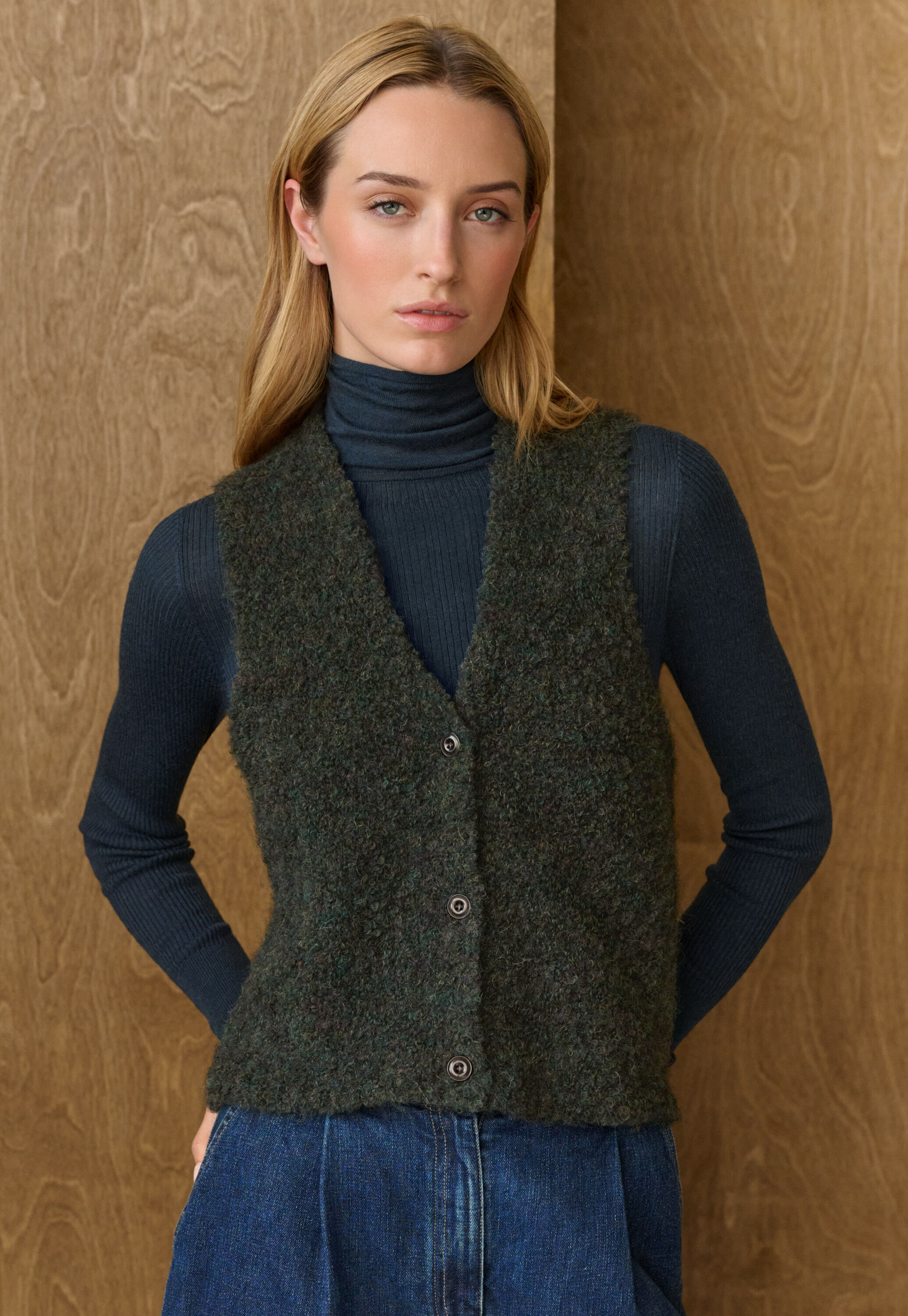 Button-through sweater