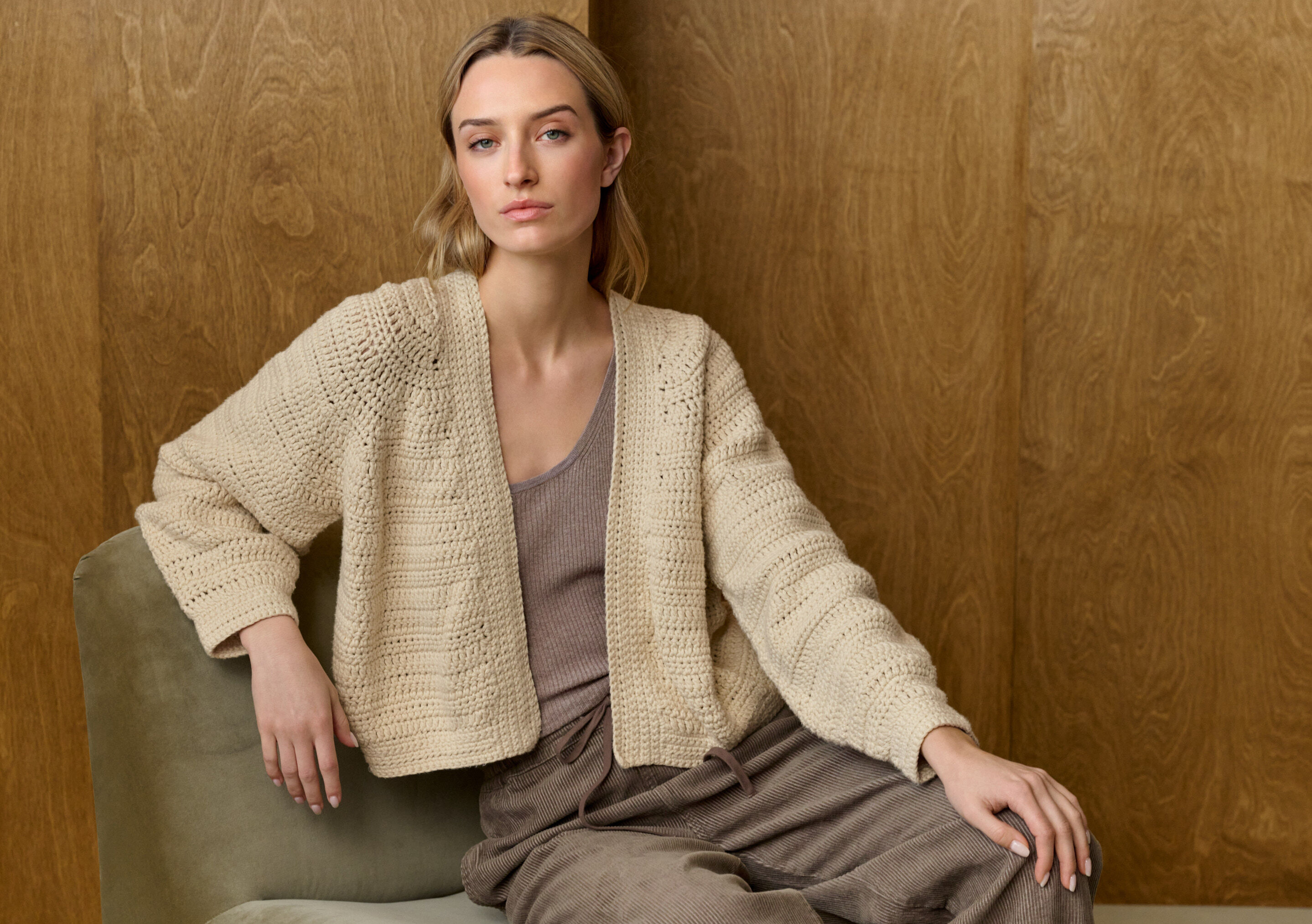 Button-through sweater