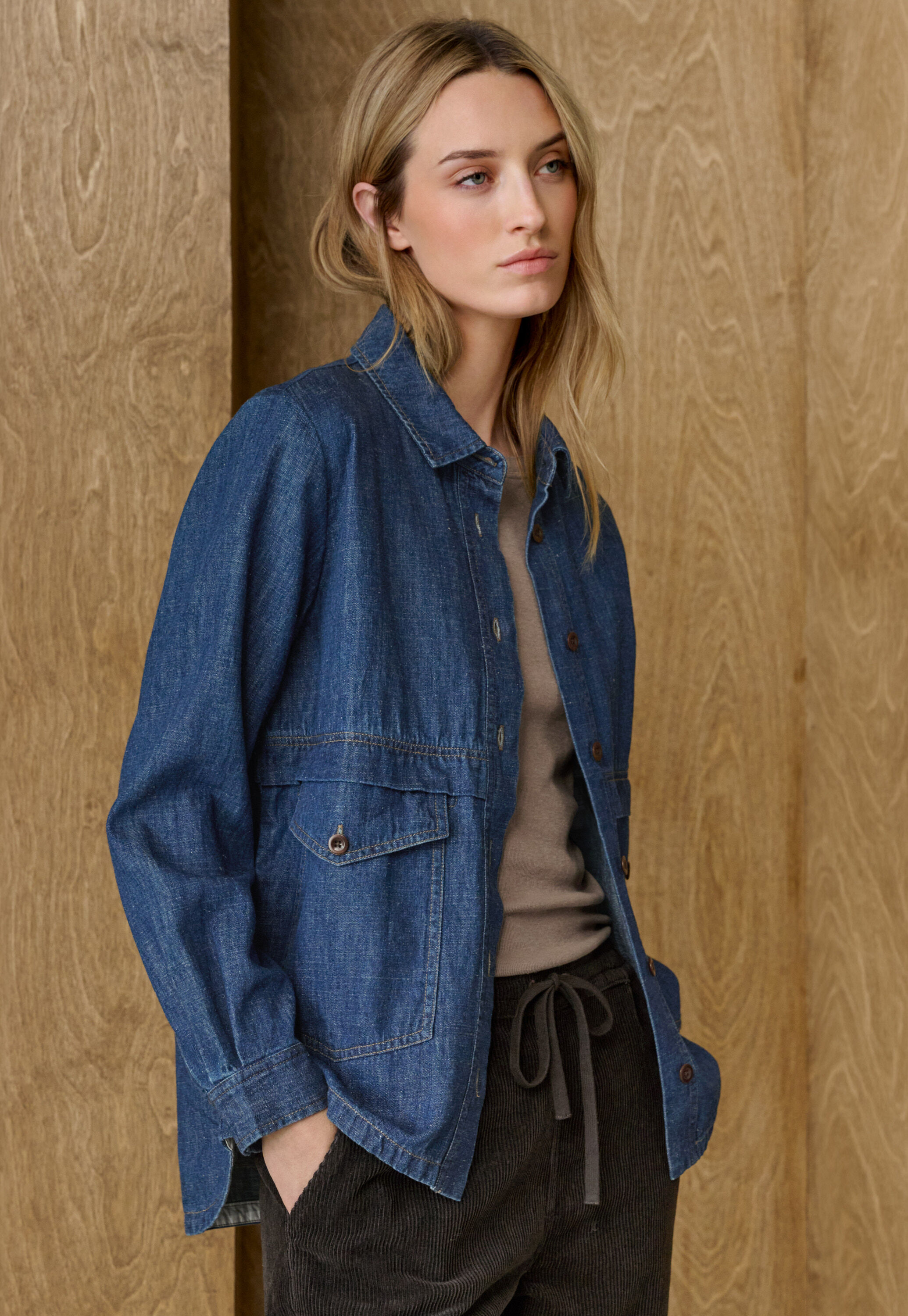 Edge-to-edge cardigan