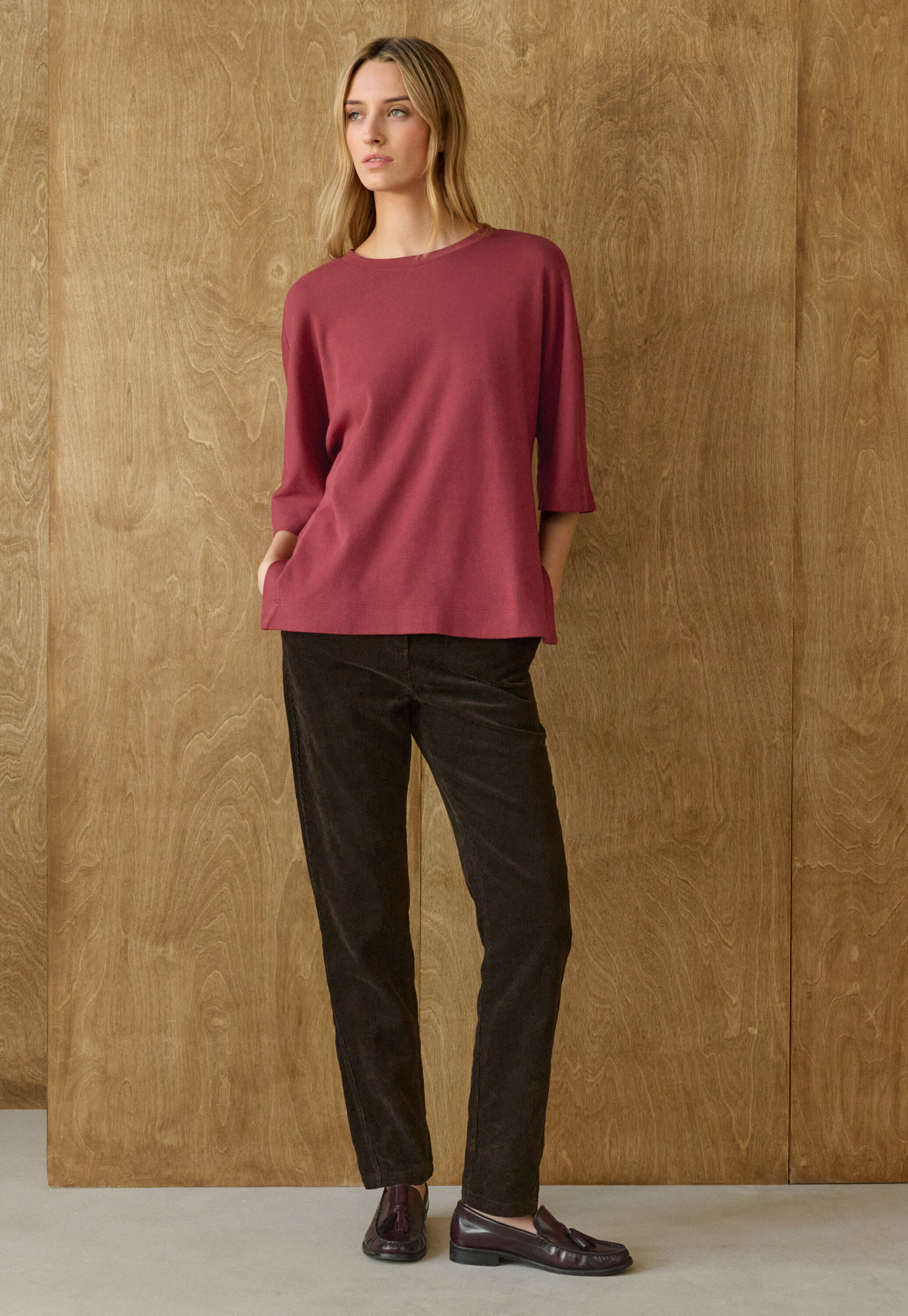 Zip-front cardigan