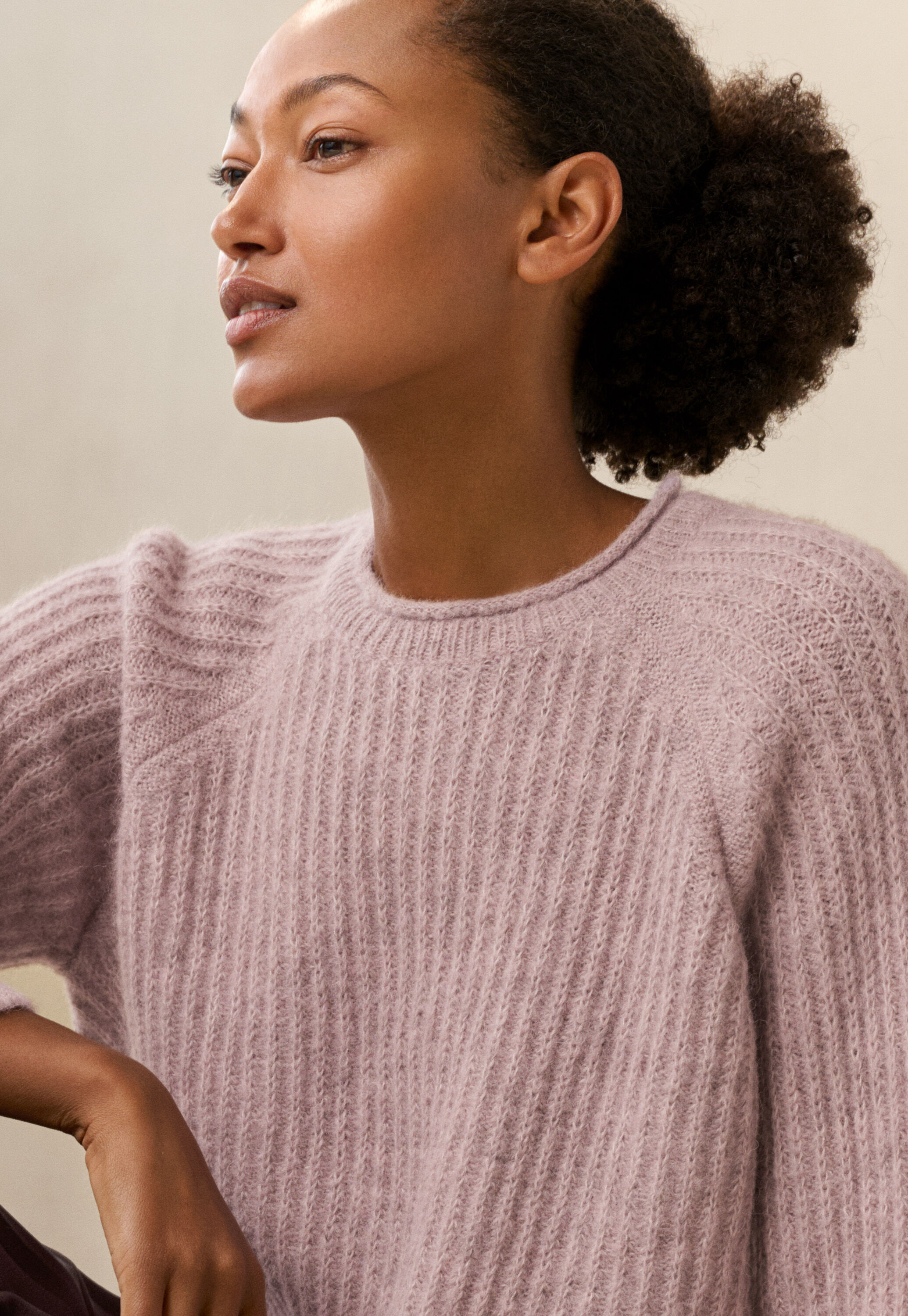 Zip-front cardigan