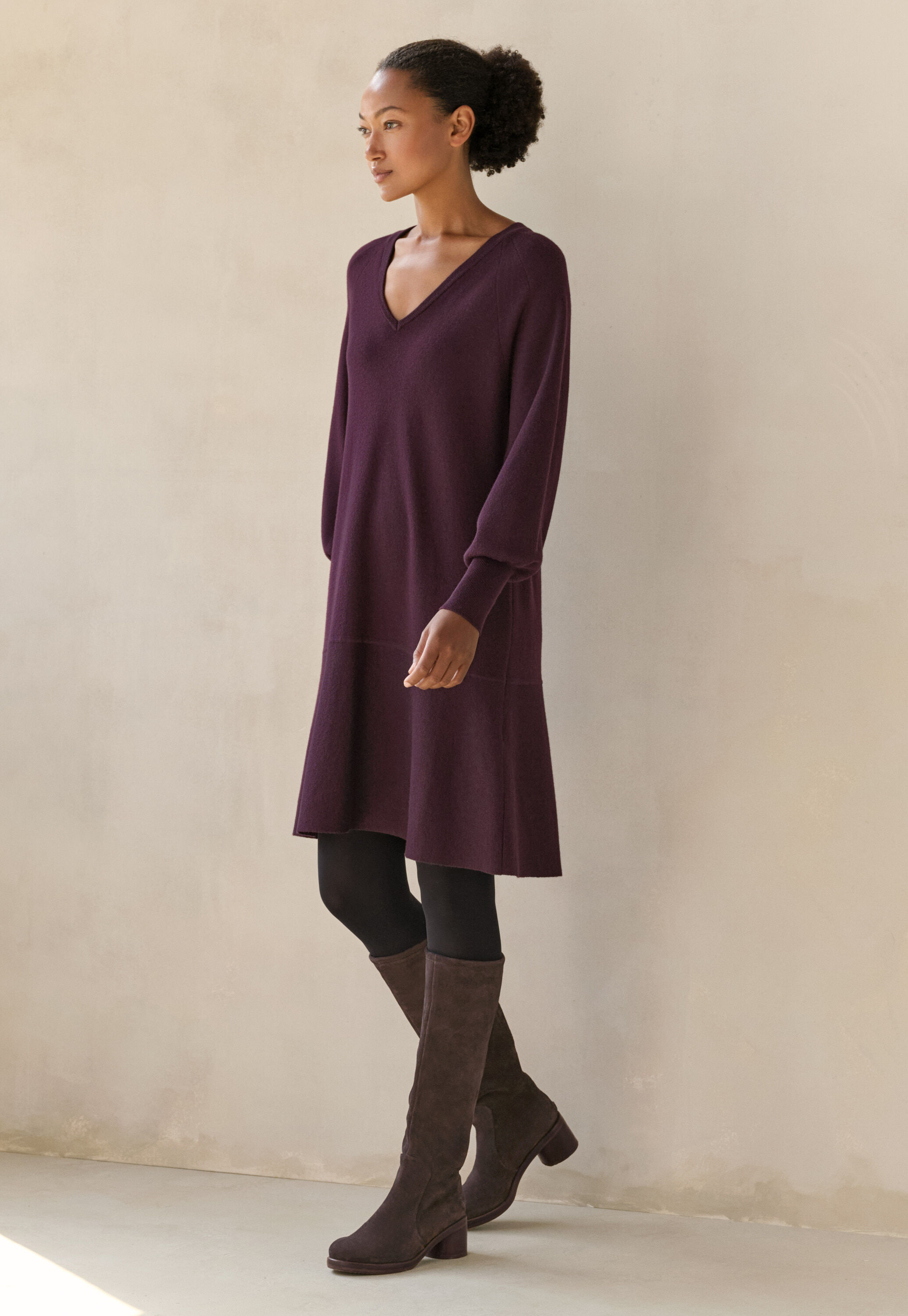Zip-front cardigan