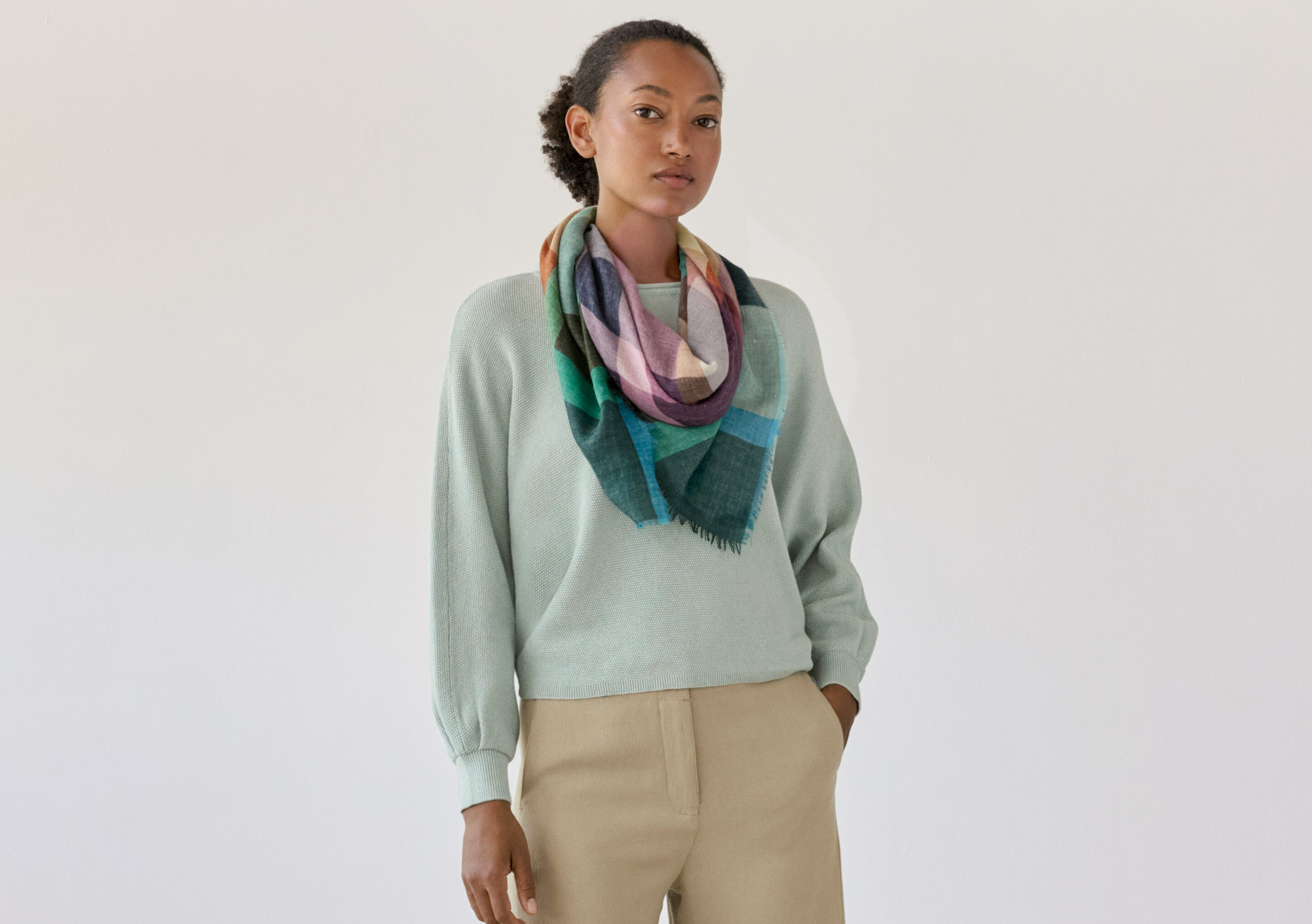 Round-neck sweater