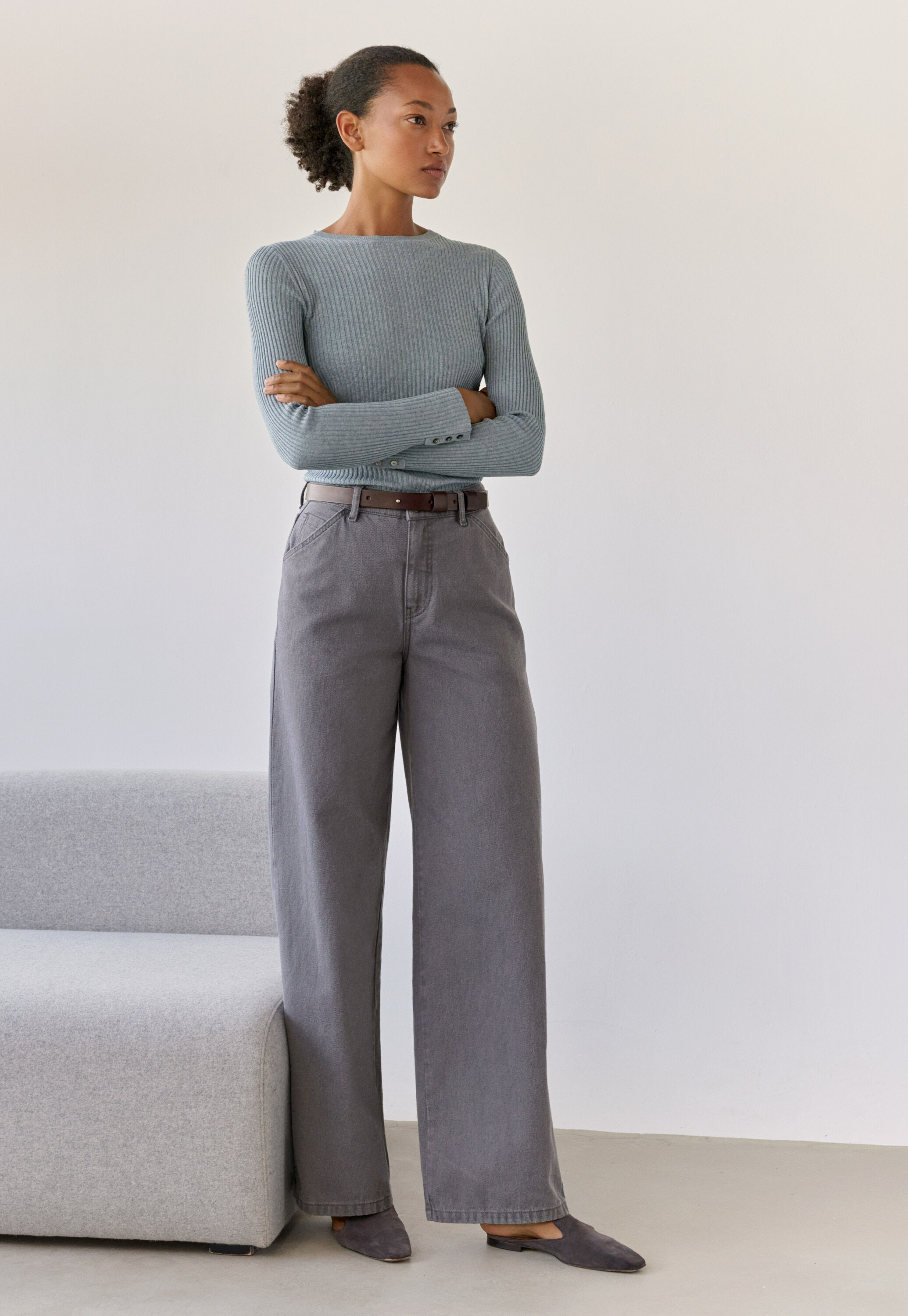 Slim-straight jeans