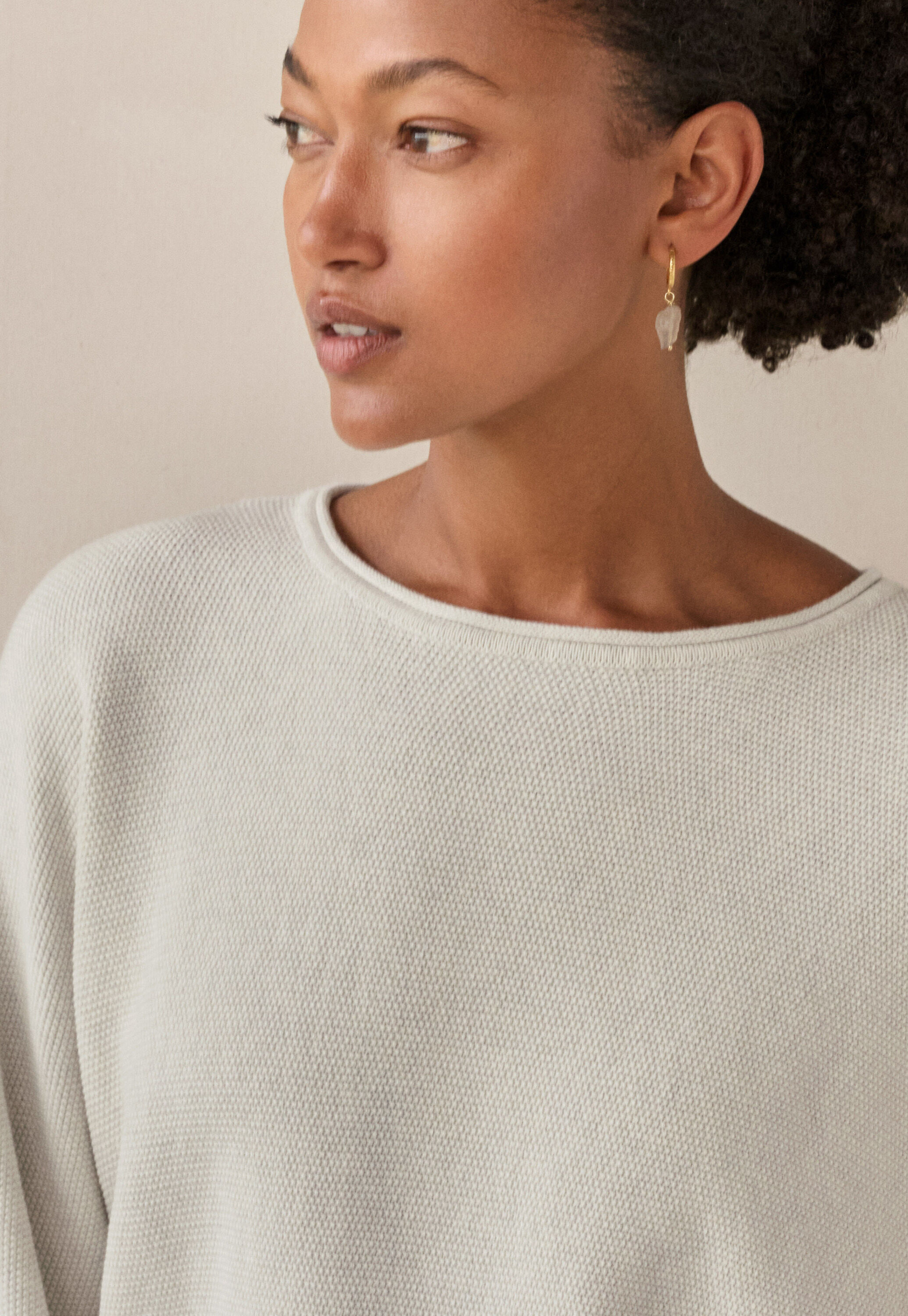 Peplum-detail dress