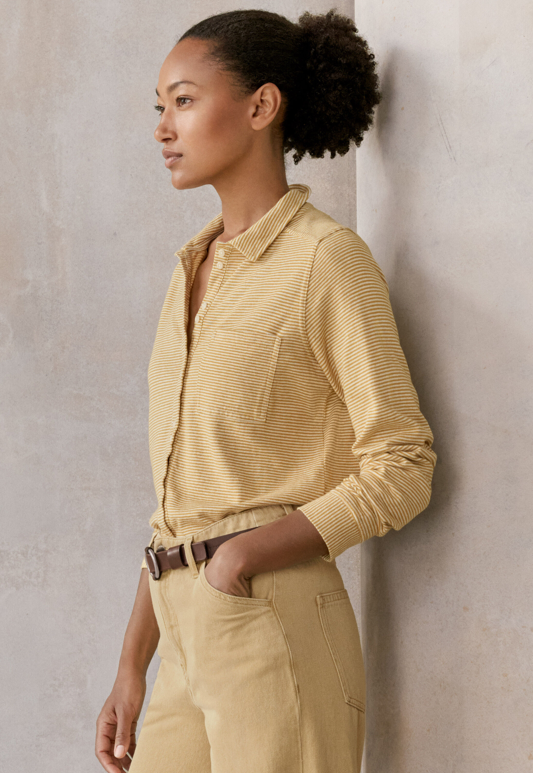 Collared cardigan