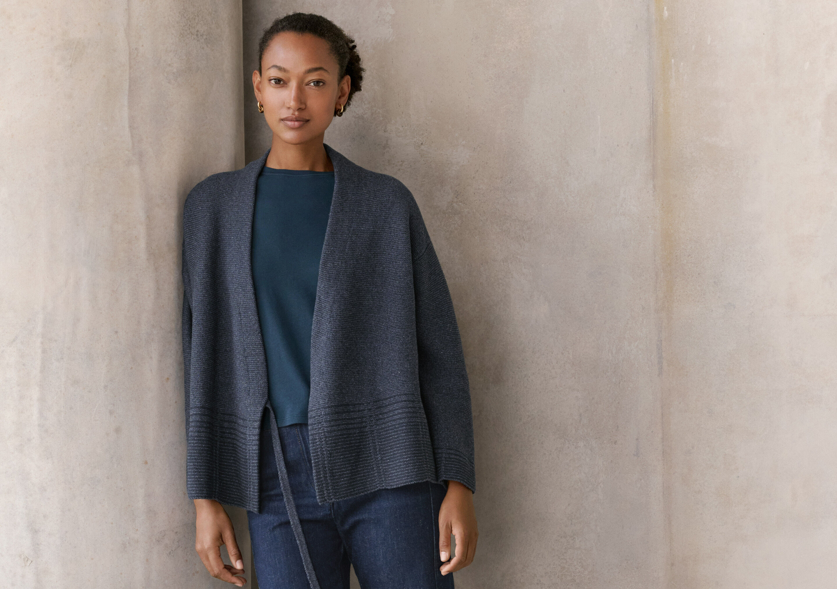 Button-through sweater