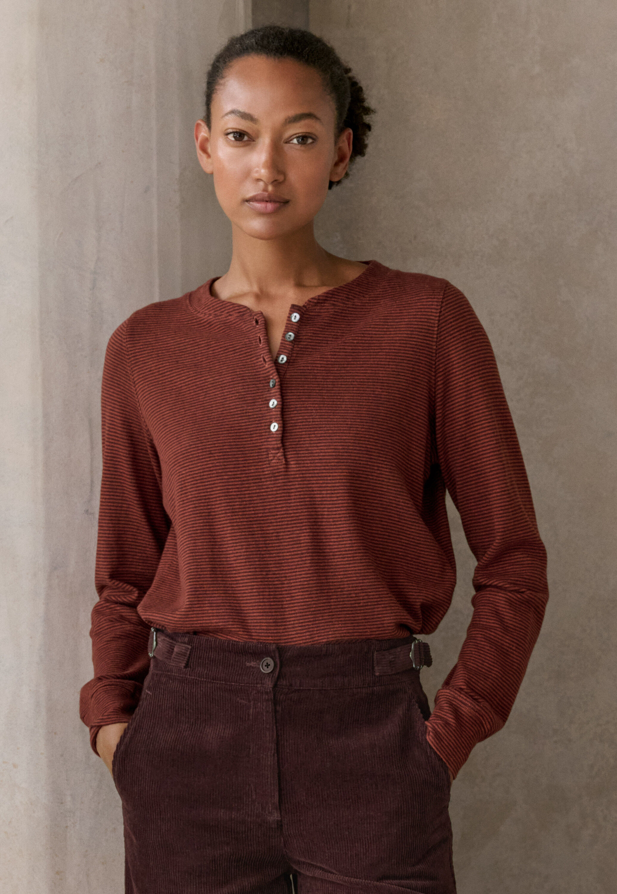 Collared cardigan