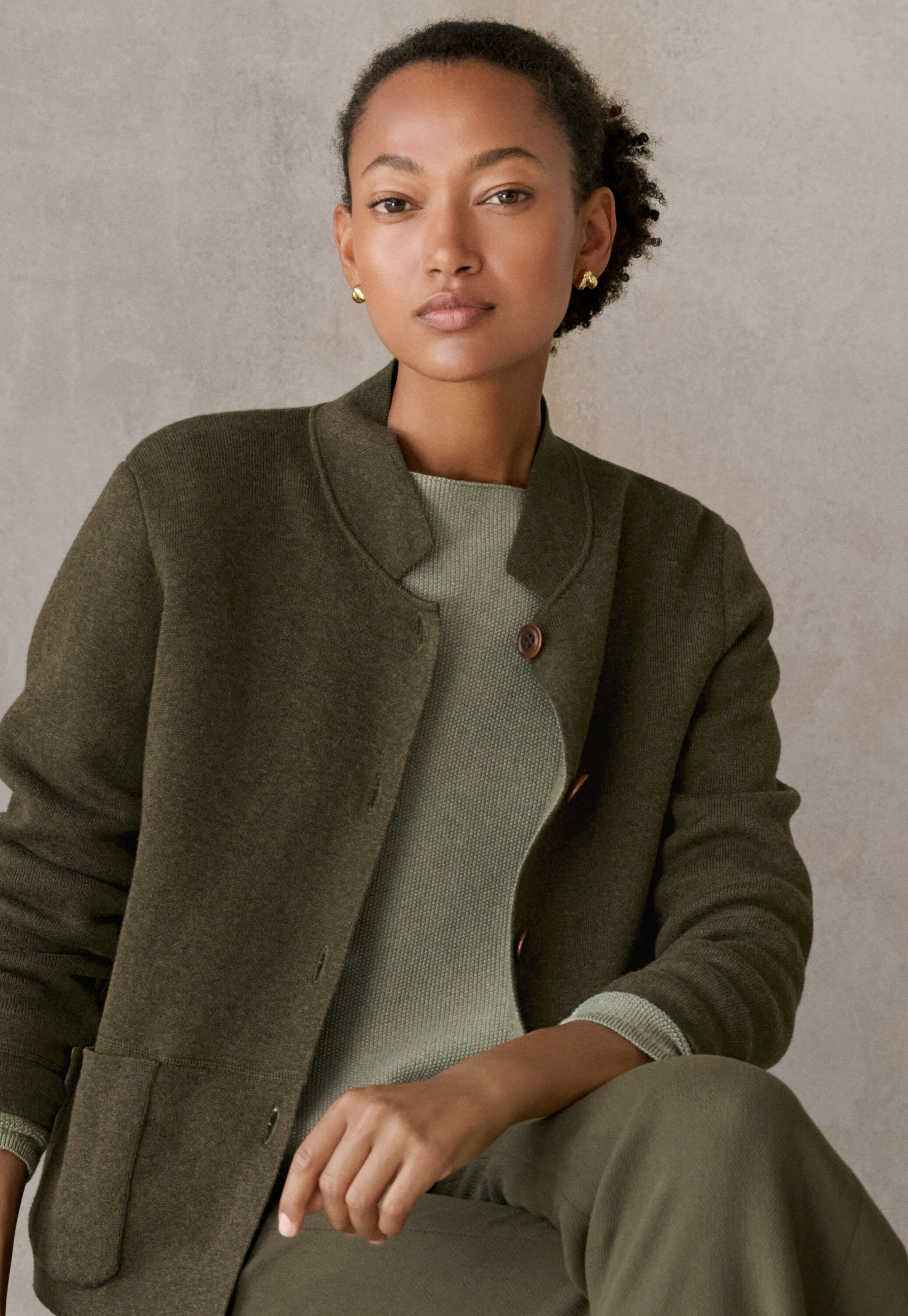 Kimono-style cardigan