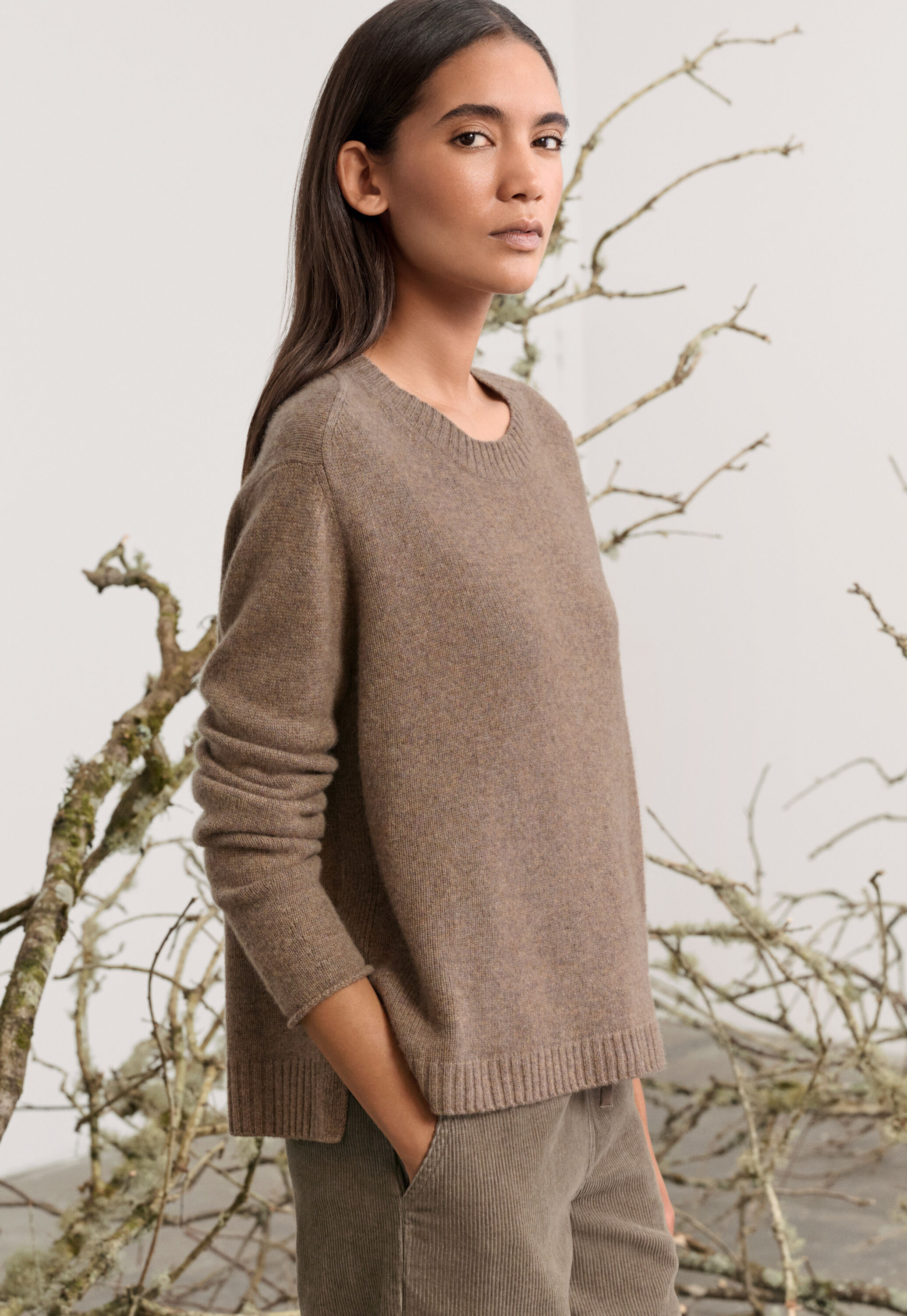 Round-neck sweater