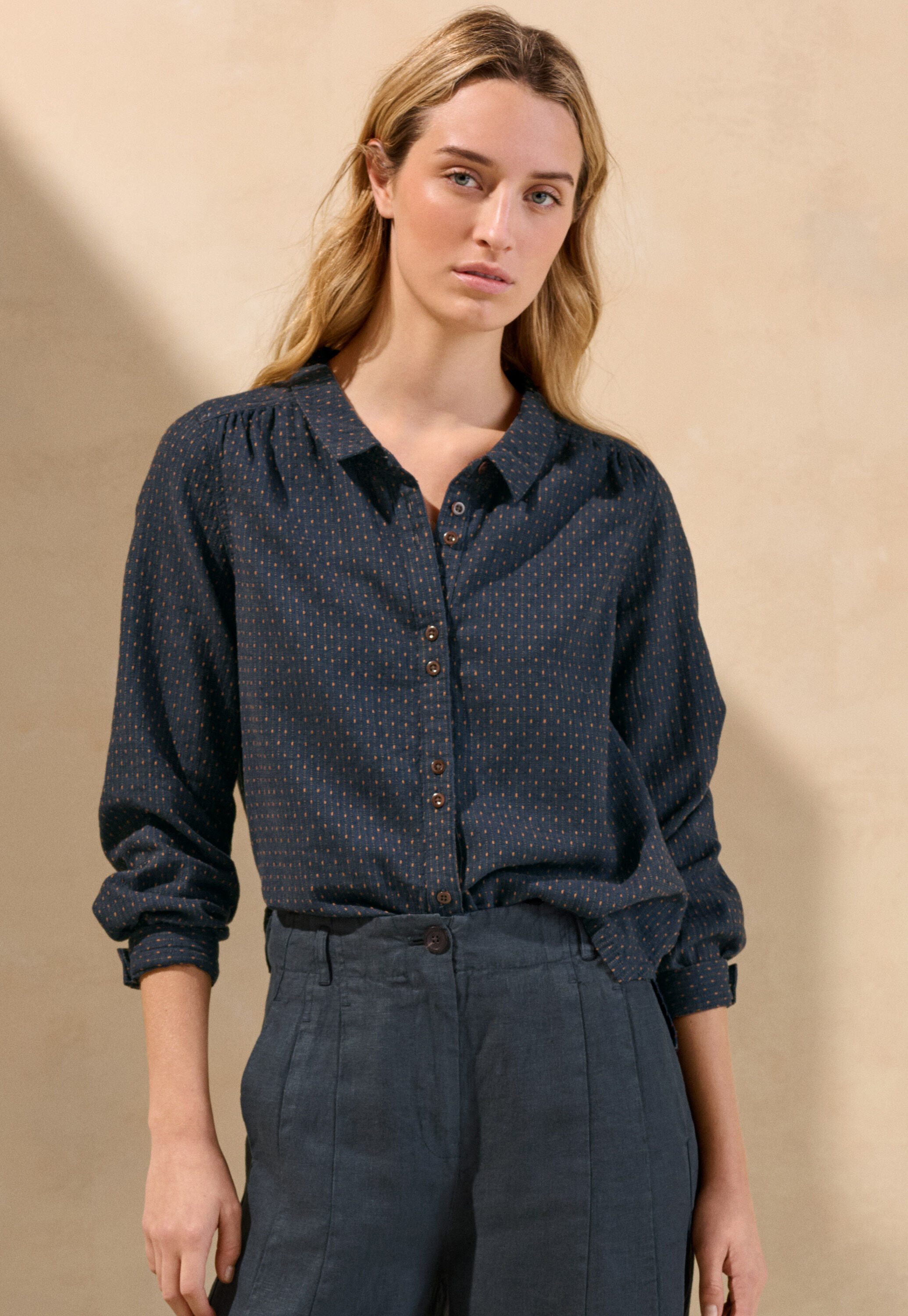 Dash-weave shirt