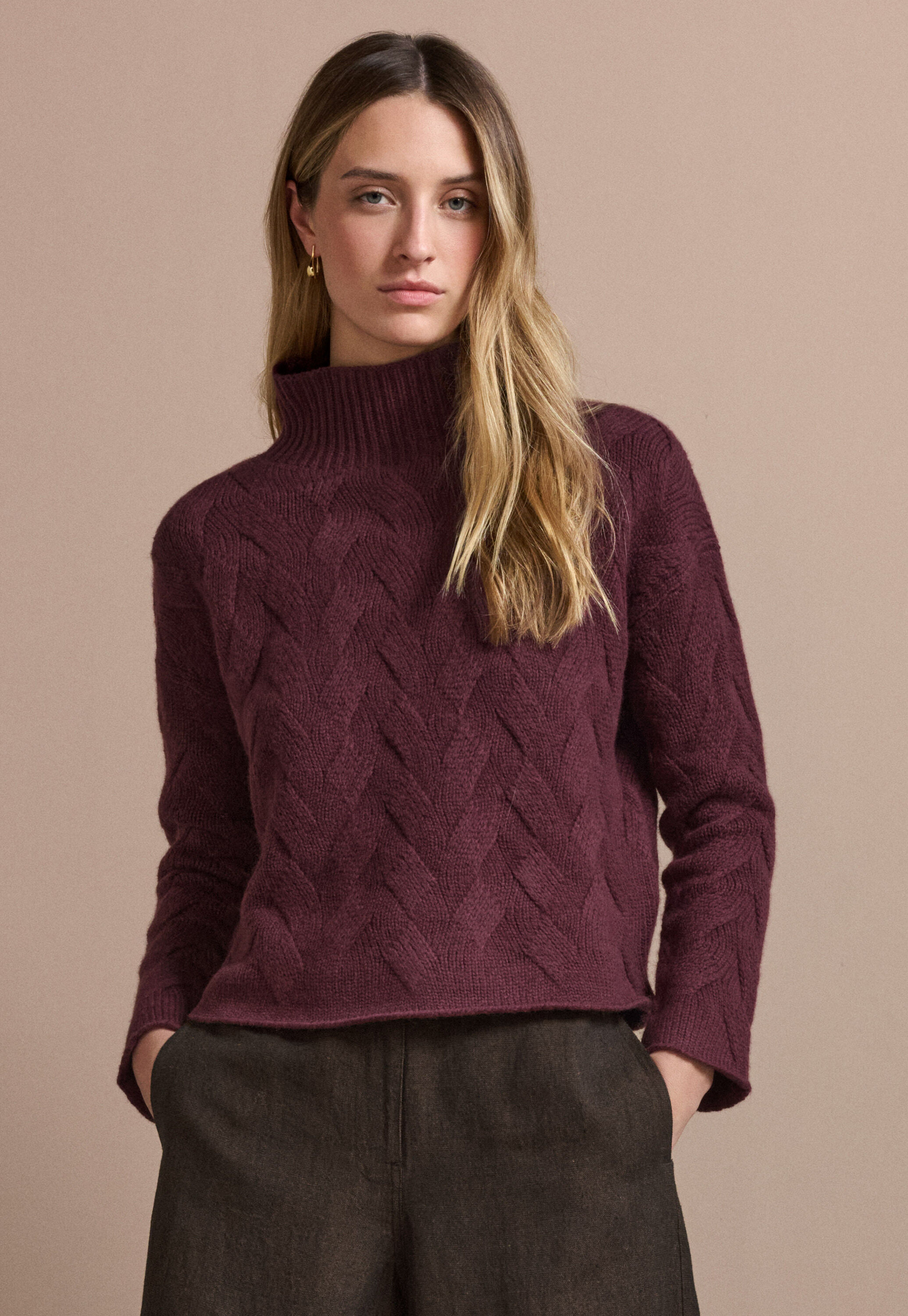 Peplum-detail dress
