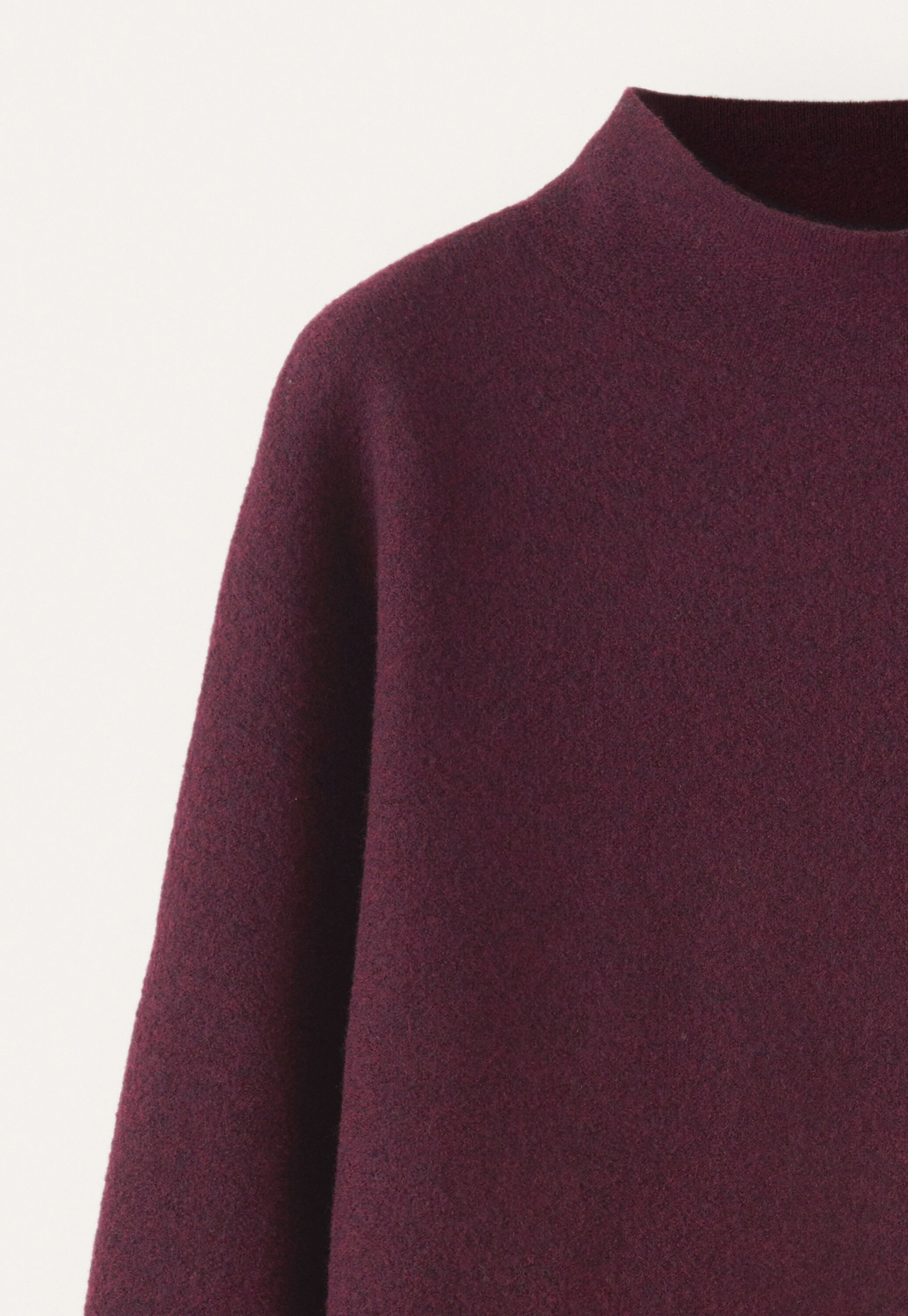 Patch-pocket dress, Aubergine, large