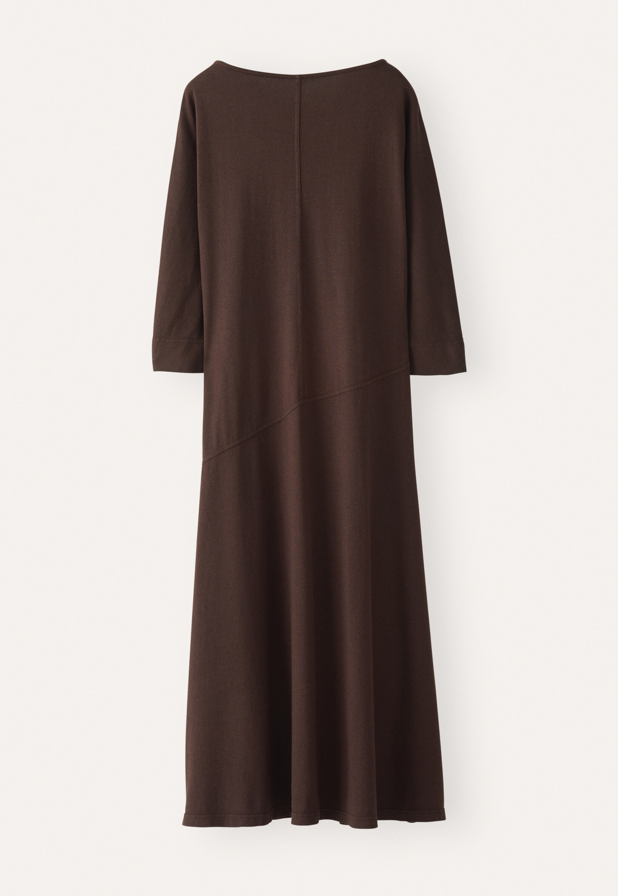 Jersey bias-cut dress, Port, large
