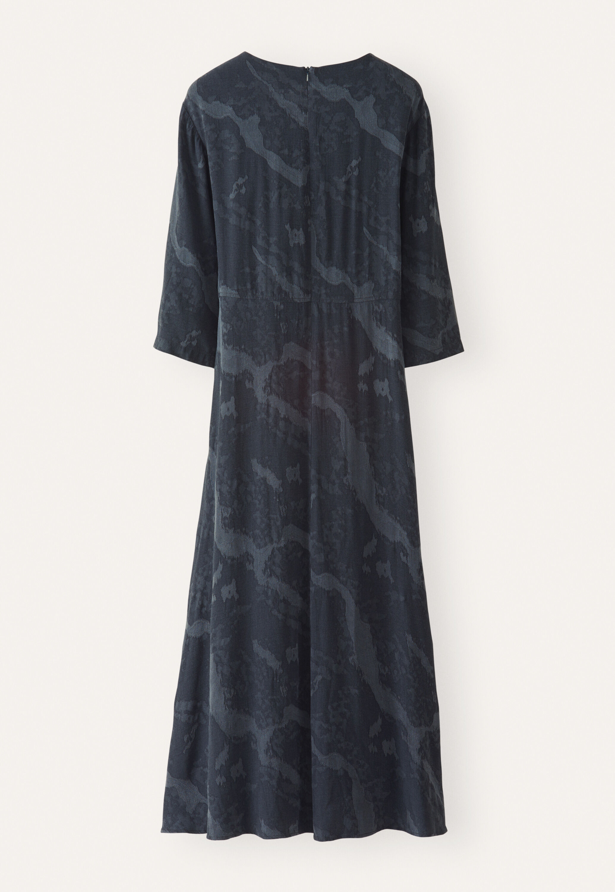 Jacquard dress, Petrol slate, large
