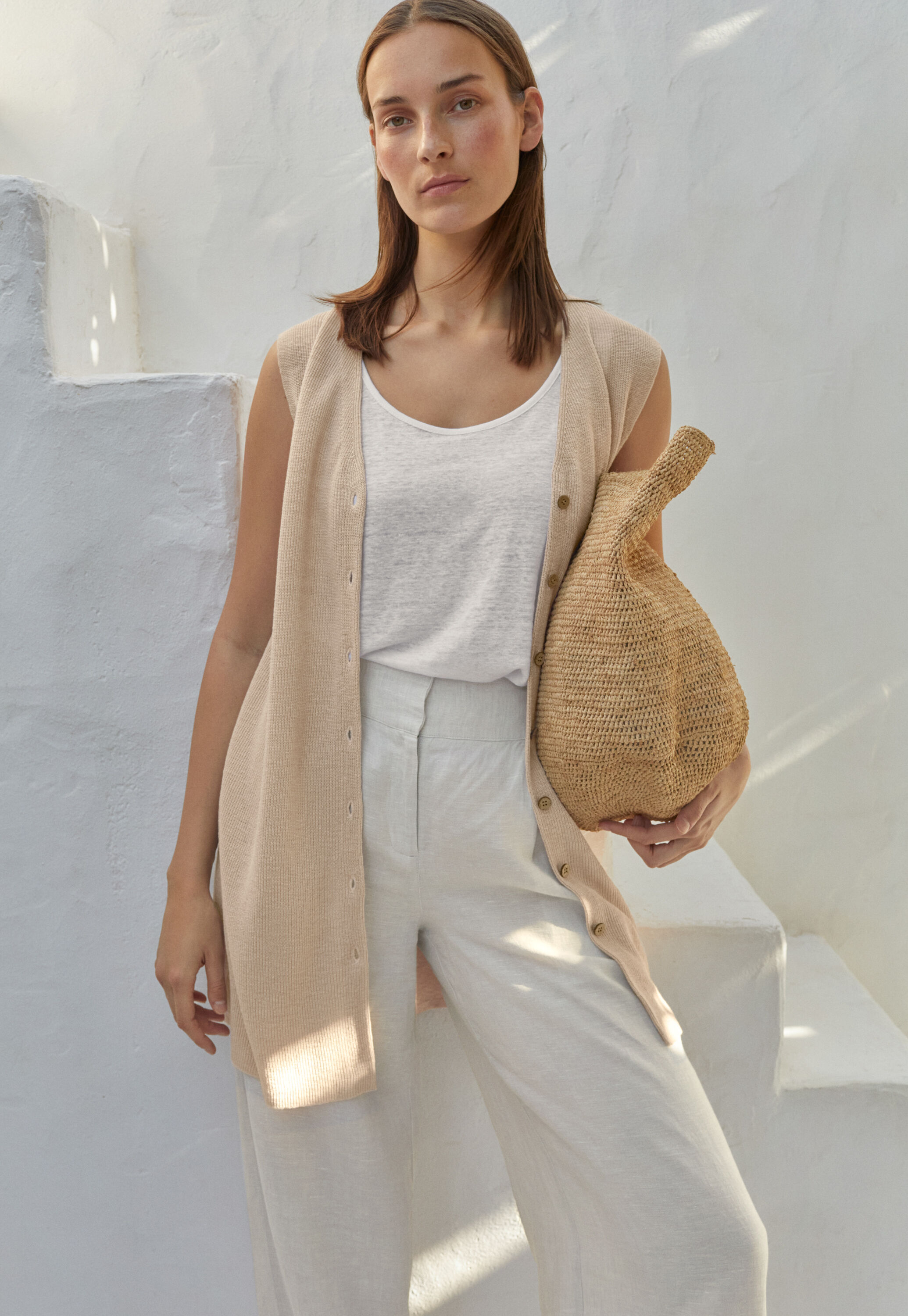 Peplum-detail dress