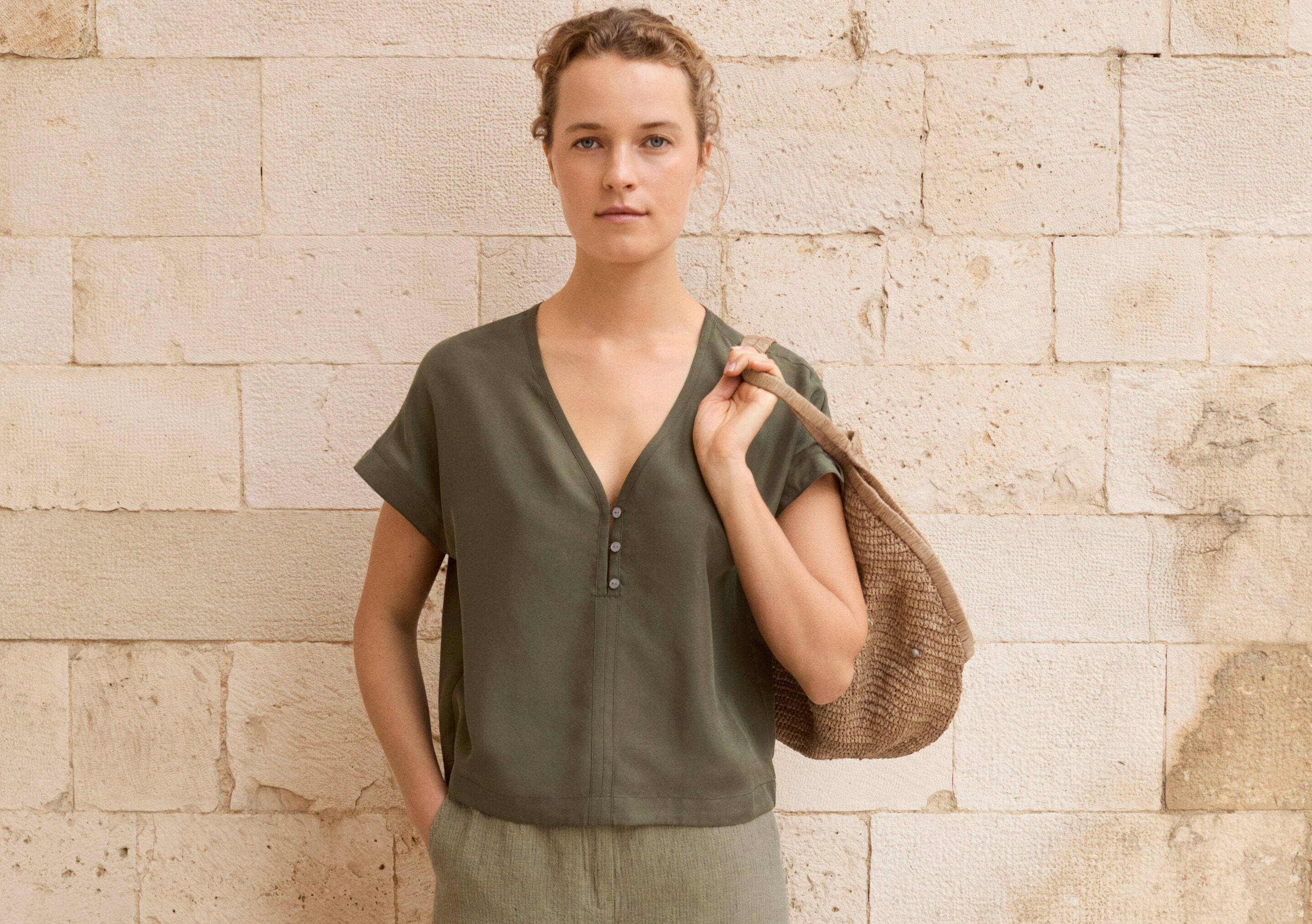 Peplum-detail dress
