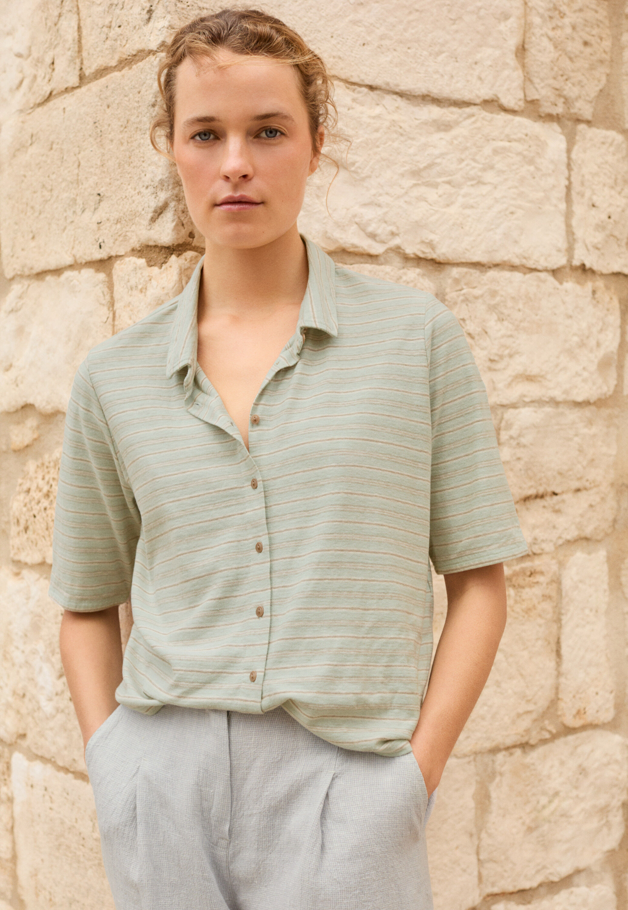 Peplum-detail dress
